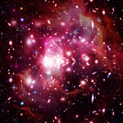 Cosmic galaxy background. Stars and cosmic gas.The elements of this image furnished by NASA.