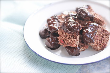 Chocolate Dipped Slice