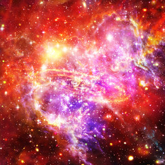 Galaxy and stars. The elements of this image furnished by NASA.