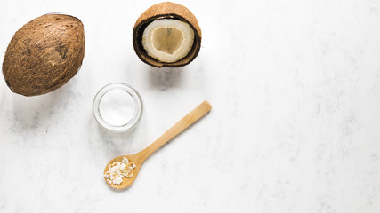 Top view of spa element collection