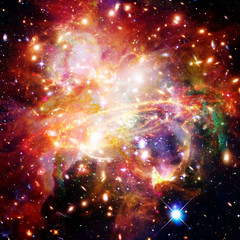 Space Background with Colorful Galaxy Cloud Nebula. The elements of this image furnished by NASA.