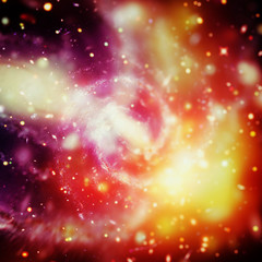 Space background with nebula and stars. The elements of this image furnished by NASA.