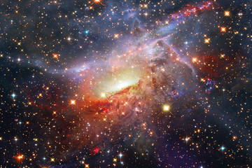 Amazing galaxy. Stars, nebula and gas. The elements of this image furnished by NASA.
