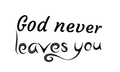 Christian faith, Jesus quote, typography for print or use as poster, card, flyer or T shirt