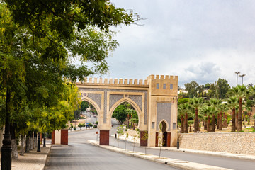Fototapeta na wymiar City gate of Fez, Morocco