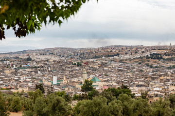 Panorama of Fez, Morocco