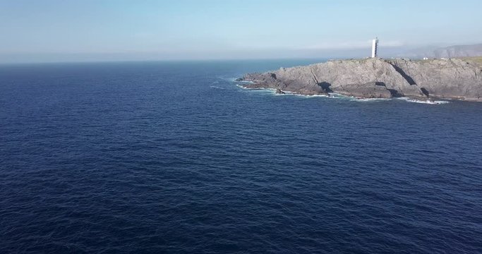 The rocky coast of the Galician sea close to  A Coru&ntilde;a n7