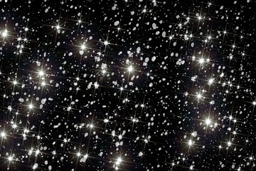 Stars. Starfield. Beautiful starry background.