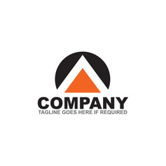 A letter initial logo design vector template