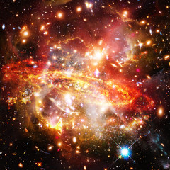 Amazing galaxy view and stars. The elements of this image furnished by NASA.