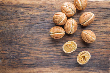 walnut shaped cookies