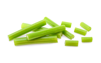 celery isolated on white background