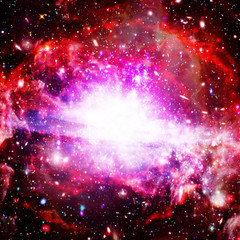 Cosmic galaxy background. Stars and cosmic gas.The elements of this image furnished by NASA.