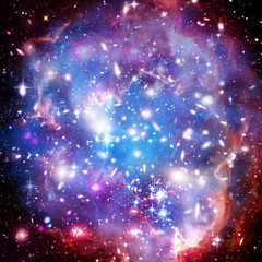 Obraz premium Cosmic galaxy background. Stars and cosmic gas.The elements of this image furnished by NASA.