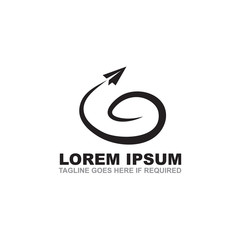 Obraz premium Travel logo design inspiration vector template