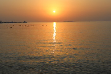 Obraz premium sunrise on the sea