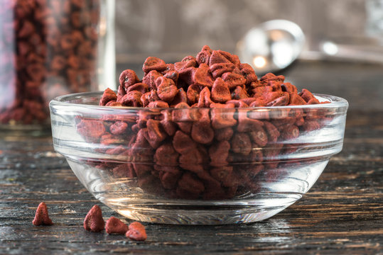 Achiote Seeds in an Ingredient Bowl