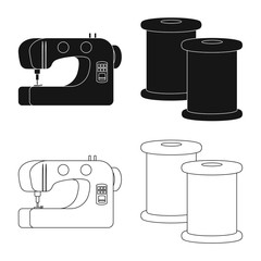 Vector illustration of craft and handcraft sign. Collection of craft and industry stock vector illustration.