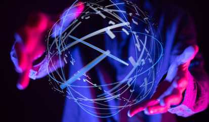  touching global network and data customer connection