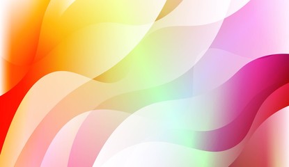 Hologram Gradient Geometric Wave Shape. Abstract background. For Template Cell Phone Backgrounds. Vector Illustration.