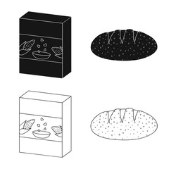 Isolated object of cornfield and vegetable icon. Set of cornfield and vegetarian stock vector illustration.