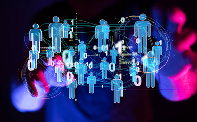 pointing business or team network