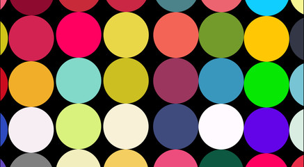 Modern vector illustration, bright colours, abstract and geometric shapes, as well as three-dimensional elements. This template can be used in the design of packages, book covers and music albums.