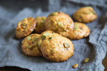 Fresh Homemade Pumpkin Seed Cookies