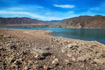 Bartogai Lake in southeast Kazakhstan