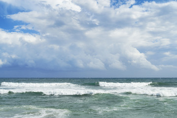 海　波　素材