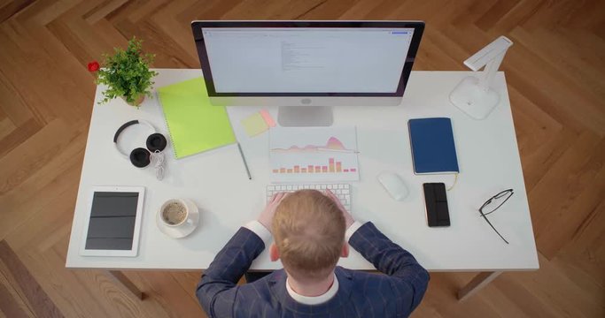 Man working at office