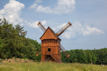 Windmill in Niechorze, Zachodnipomorskie, Poland