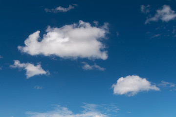 blue sky and white clouds background