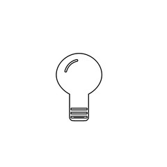 Bulb icon. Creative idea symbol