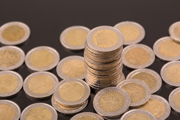 euro coins