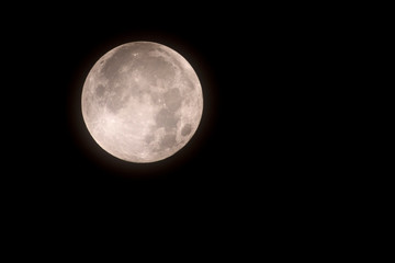 full moon in the sky