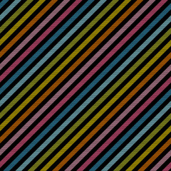 Rainbow lines on black background seamless texture