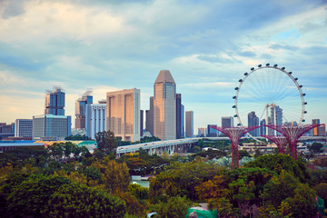 Obraz premium Gardens by the Bay in Singapore