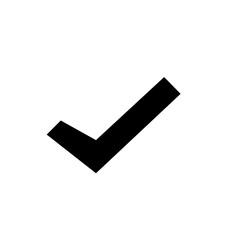 Approved icon. Check list symbol