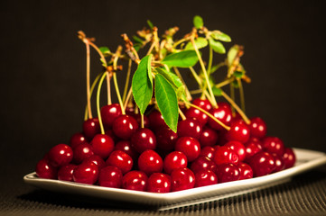 Healthy Organic Sour Cherries 