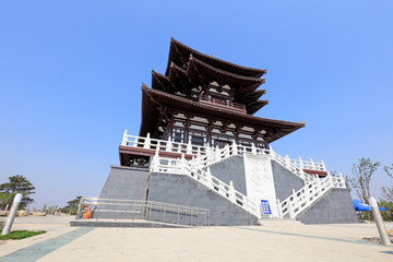 Traditional Chinese architectural scenery