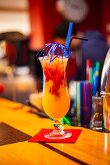 Close up of Cocktail on Counter