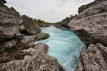 Fototapeta premium mountain river in the Montenergo