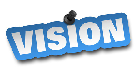 vision concept 3d illustration isolated