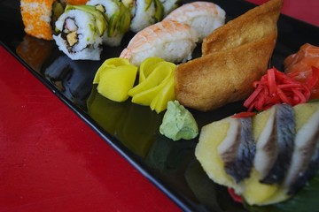 sushi and sashimi