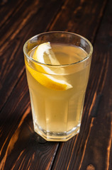 summer lemonade in the glass
