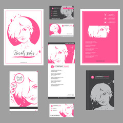 Big set of fashion templates for card, flyer, poster, brochure and leaflet design.