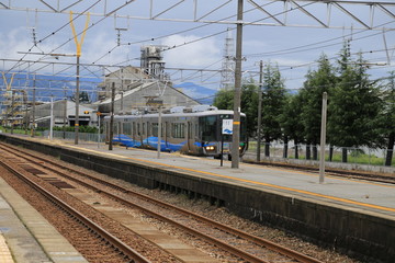 Obraz premium Kurobe Station, Toyama, Japonia