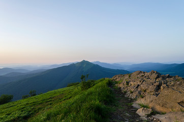 bieszczady panorama połonin