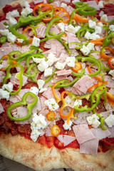 pizza au jambon